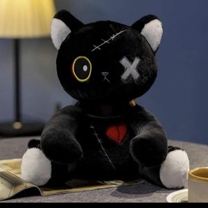 Black Stuffed Emo Cat. New!